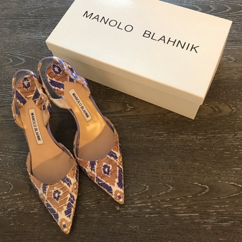 Manolo Blahnik Carolyne Slingbacks - Size 36 - Picture 2 of 6